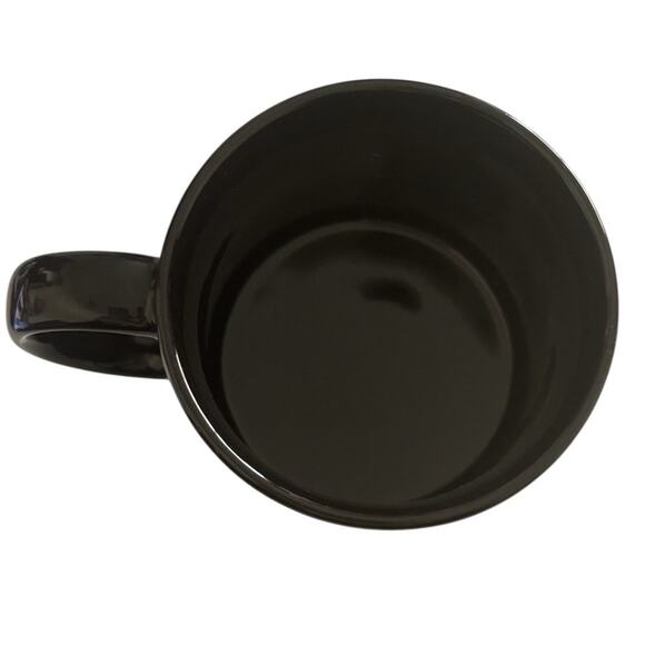 Vtg Disney Cartoon Mickey Mouse Coffee Mug Embossed Black and White 1980s 8oz - Picture 3 of 6